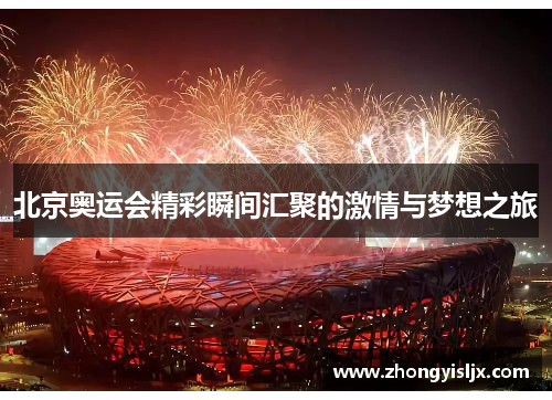 北京奥运会精彩瞬间汇聚的激情与梦想之旅